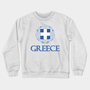 Greece - Greek Coat of Arms Design Crewneck Sweatshirt